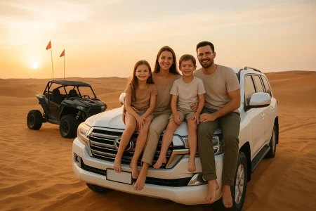 family desert safari dubai