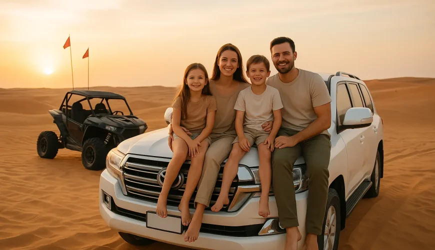 family desert safari dubai